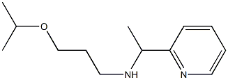 [3-(propan-2-yloxy)propyl][1-(pyridin-2-yl)ethyl]amine Struktur