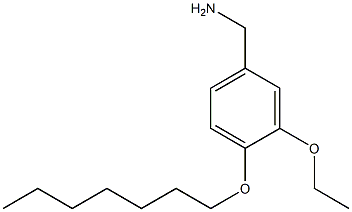 [3-ethoxy-4-(heptyloxy)phenyl]methanamine Struktur