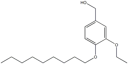 [3-ethoxy-4-(nonyloxy)phenyl]methanol Struktur