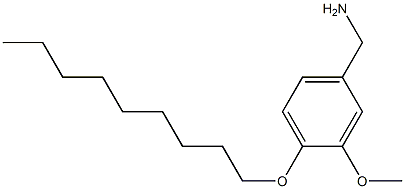 [3-methoxy-4-(nonyloxy)phenyl]methanamine Struktur