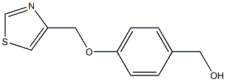 [4-(1,3-thiazol-4-ylmethoxy)phenyl]methanol Struktur