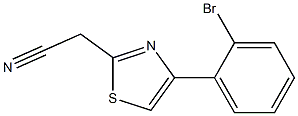 [4-(2-bromophenyl)-1,3-thiazol-2-yl]acetonitrile Struktur