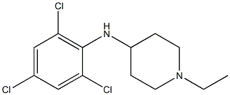 1-ethyl-N-(2,4,6-trichlorophenyl)piperidin-4-amine Struktur