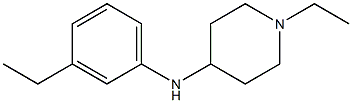 1-ethyl-N-(3-ethylphenyl)piperidin-4-amine Struktur