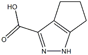 1H,4H,5H,6H-cyclopenta[c]pyrazole-3-carboxylic acid Struktur