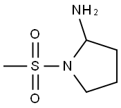 1-methanesulfonylpyrrolidin-2-amine Struktur