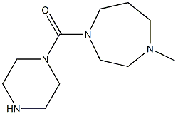 1-methyl-4-(piperazin-1-ylcarbonyl)-1,4-diazepane Struktur