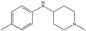 1-methyl-N-(4-methylphenyl)piperidin-4-amine Struktur