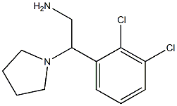 2-(2,3-dichlorophenyl)-2-pyrrolidin-1-ylethanamine Struktur