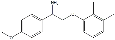 2-(2,3-dimethylphenoxy)-1-(4-methoxyphenyl)ethanamine Struktur