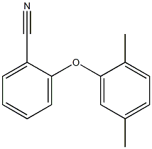 2-(2,5-dimethylphenoxy)benzonitrile Struktur