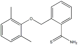 2-(2,6-dimethylphenoxymethyl)benzene-1-carbothioamide Struktur