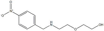 2-(2-{[(4-nitrophenyl)methyl]amino}ethoxy)ethan-1-ol Struktur