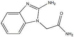 2-(2-amino-1H-1,3-benzodiazol-1-yl)acetamide Struktur