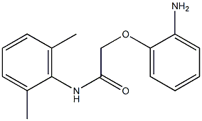 2-(2-aminophenoxy)-N-(2,6-dimethylphenyl)acetamide Struktur