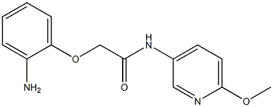 2-(2-aminophenoxy)-N-(6-methoxypyridin-3-yl)acetamide Struktur