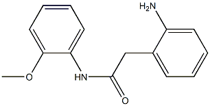 2-(2-aminophenyl)-N-(2-methoxyphenyl)acetamide Struktur