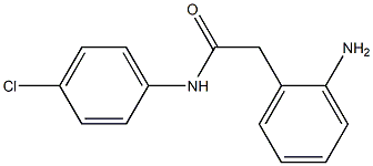 2-(2-aminophenyl)-N-(4-chlorophenyl)acetamide Struktur