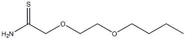 2-(2-butoxyethoxy)ethanethioamide Struktur