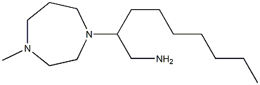 2-(4-methyl-1,4-diazepan-1-yl)nonan-1-amine Struktur