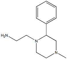 2-(4-methyl-2-phenylpiperazin-1-yl)ethan-1-amine Struktur