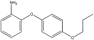 2-(4-propoxyphenoxy)aniline Struktur