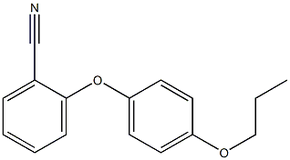 2-(4-propoxyphenoxy)benzonitrile Struktur