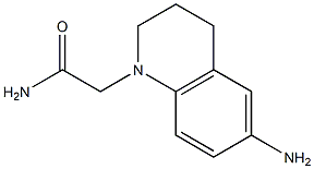 2-(6-amino-1,2,3,4-tetrahydroquinolin-1-yl)acetamide Struktur