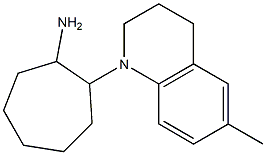 2-(6-methyl-1,2,3,4-tetrahydroquinolin-1-yl)cycloheptan-1-amine Struktur