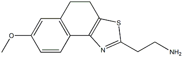 2-(7-methoxy-4,5-dihydronaphtho[1,2-d][1,3]thiazol-2-yl)ethanamine Struktur