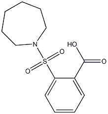 2-(azepane-1-sulfonyl)benzoic acid Struktur