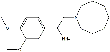 2-(azocan-1-yl)-1-(3,4-dimethoxyphenyl)ethan-1-amine Struktur