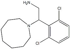 2-(azocan-1-yl)-2-(2,6-dichlorophenyl)ethan-1-amine Struktur