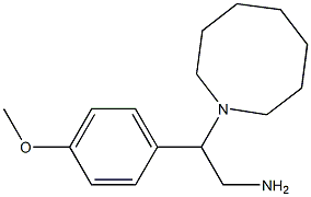 2-(azocan-1-yl)-2-(4-methoxyphenyl)ethan-1-amine Struktur