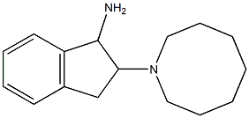 2-(azocan-1-yl)-2,3-dihydro-1H-inden-1-amine Struktur