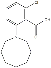 2-(azocan-1-yl)-6-chlorobenzoic acid Struktur