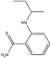 2-(butan-2-ylamino)benzene-1-carbothioamide Struktur