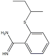 2-(butan-2-ylsulfanyl)benzene-1-carboximidamide Struktur