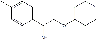 2-(cyclohexyloxy)-1-(4-methylphenyl)ethanamine Struktur