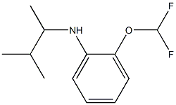 2-(difluoromethoxy)-N-(3-methylbutan-2-yl)aniline Struktur