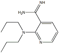 2-(dipropylamino)pyridine-3-carboximidamide Struktur