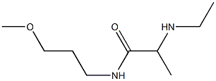 2-(ethylamino)-N-(3-methoxypropyl)propanamide Struktur