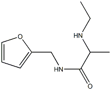 2-(ethylamino)-N-(furan-2-ylmethyl)propanamide Struktur