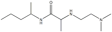 2-{[2-(dimethylamino)ethyl]amino}-N-(pentan-2-yl)propanamide Struktur