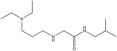 2-{[3-(diethylamino)propyl]amino}-N-(2-methylpropyl)acetamide Struktur