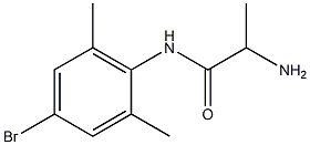 2-amino-N-(4-bromo-2,6-dimethylphenyl)propanamide Struktur