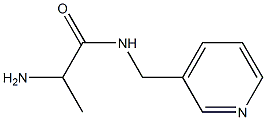 2-amino-N-(pyridin-3-ylmethyl)propanamide Struktur