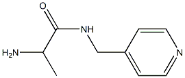 2-amino-N-(pyridin-4-ylmethyl)propanamide Struktur