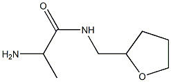 2-amino-N-(tetrahydrofuran-2-ylmethyl)propanamide Struktur