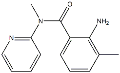 2-amino-N,3-dimethyl-N-(pyridin-2-yl)benzamide Struktur